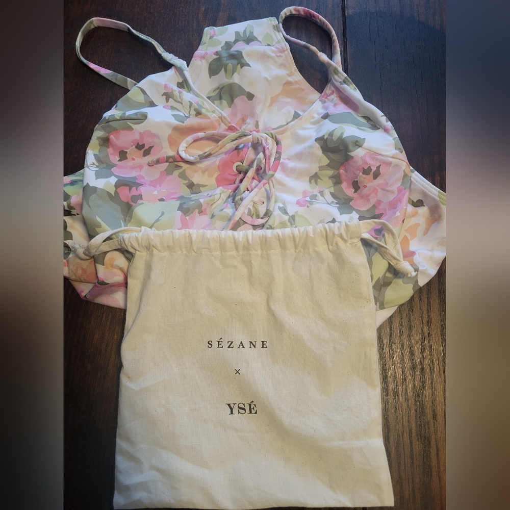 Sézane x Ysé Floral Bikini Top